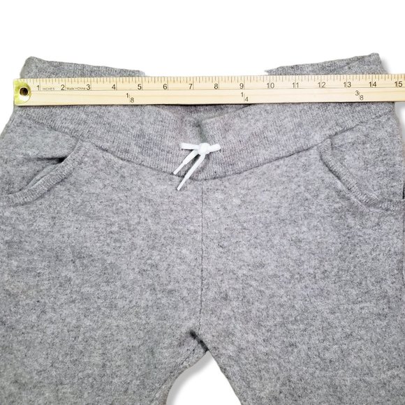 James Perse 100% Cashmere Capri Length Jogger Pant Grey Sweatpant Womens Large L - Picture 10 of 12